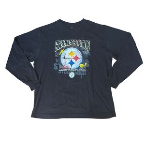 Reebok Pittsburgh Steelers Pride Long Sleeve T Shirt Mens XL Black Football NFL